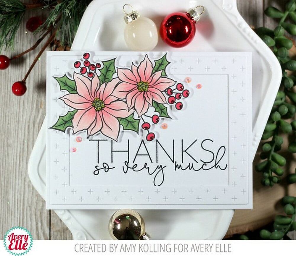 Thanks Thanks Clear Stamps - Avery Elle