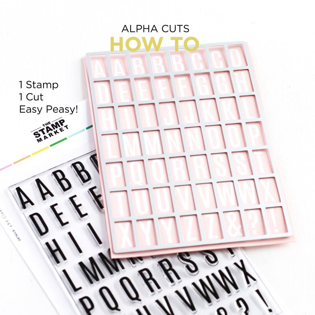 Mini Alpha Cuts Die - The Stamp Market