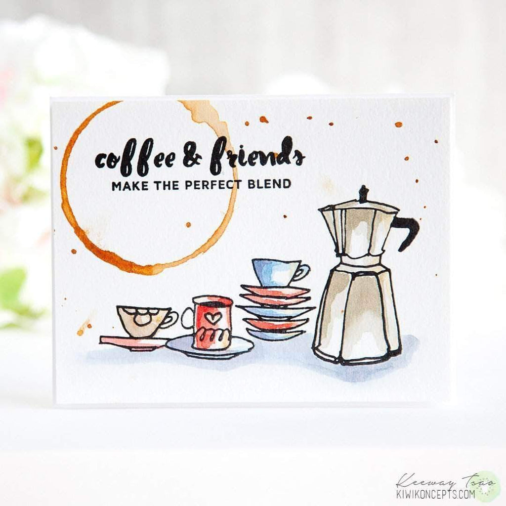 Coffee Ring Stamp Set