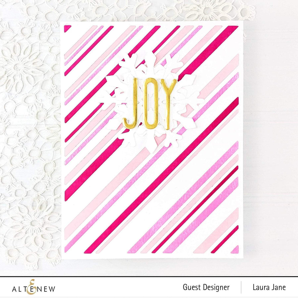 Candy Cane Striped Cover Die - Altenew