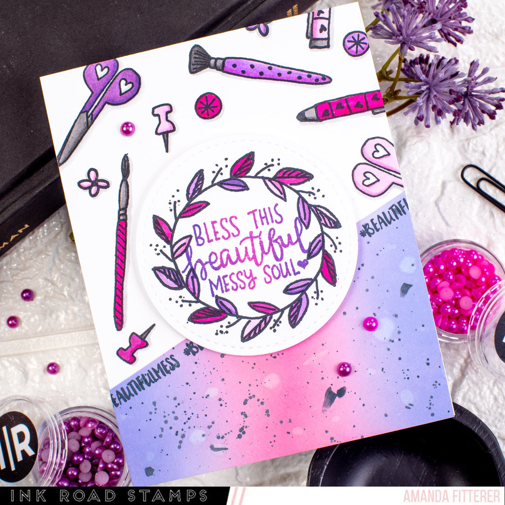 #beautifulmess Craft Stamp Set | Ink Road Stamps