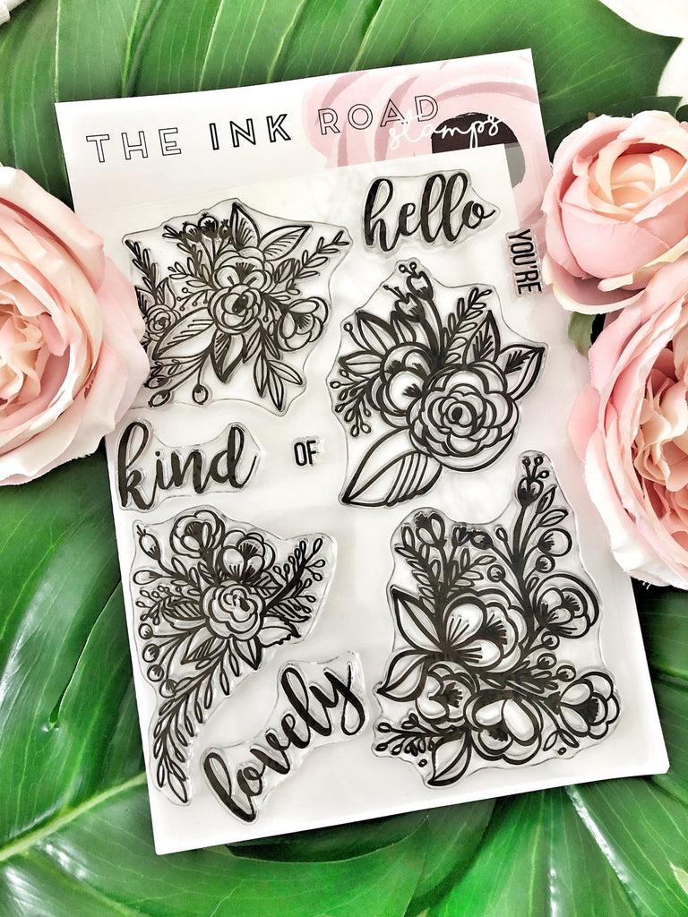 Bella Flora Floral Stamp Set | Ink Road Stamps