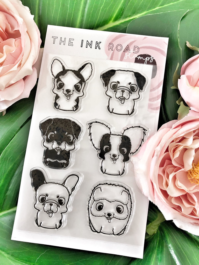 Bork Puppy Craft Stamp Set | Ink Road Stamps