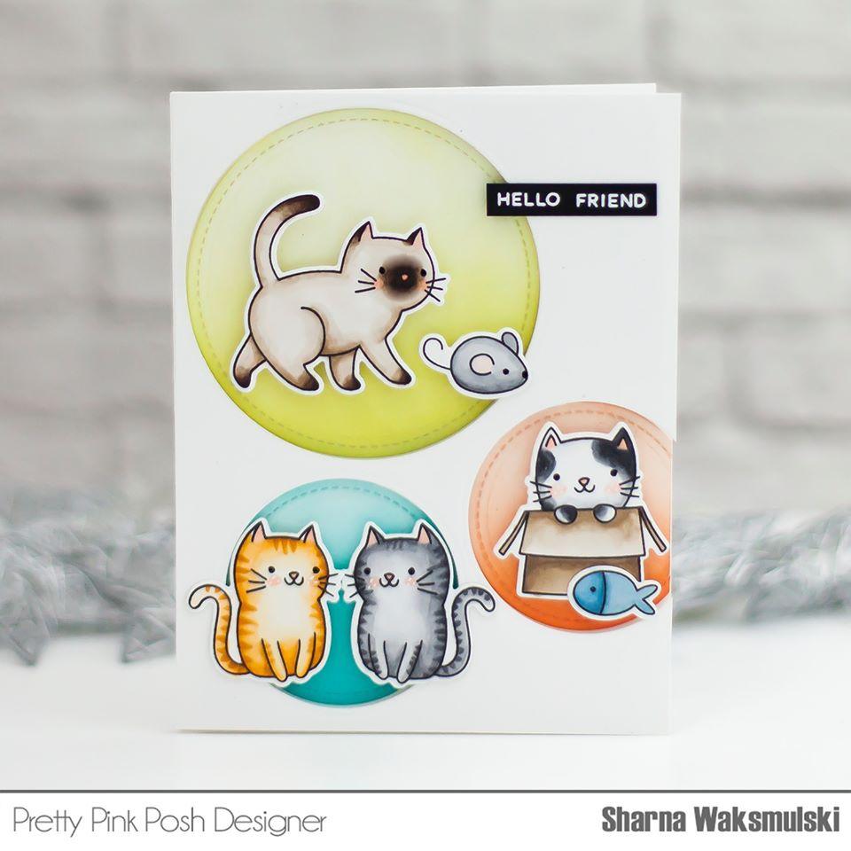 Cuddly Cats stamp set