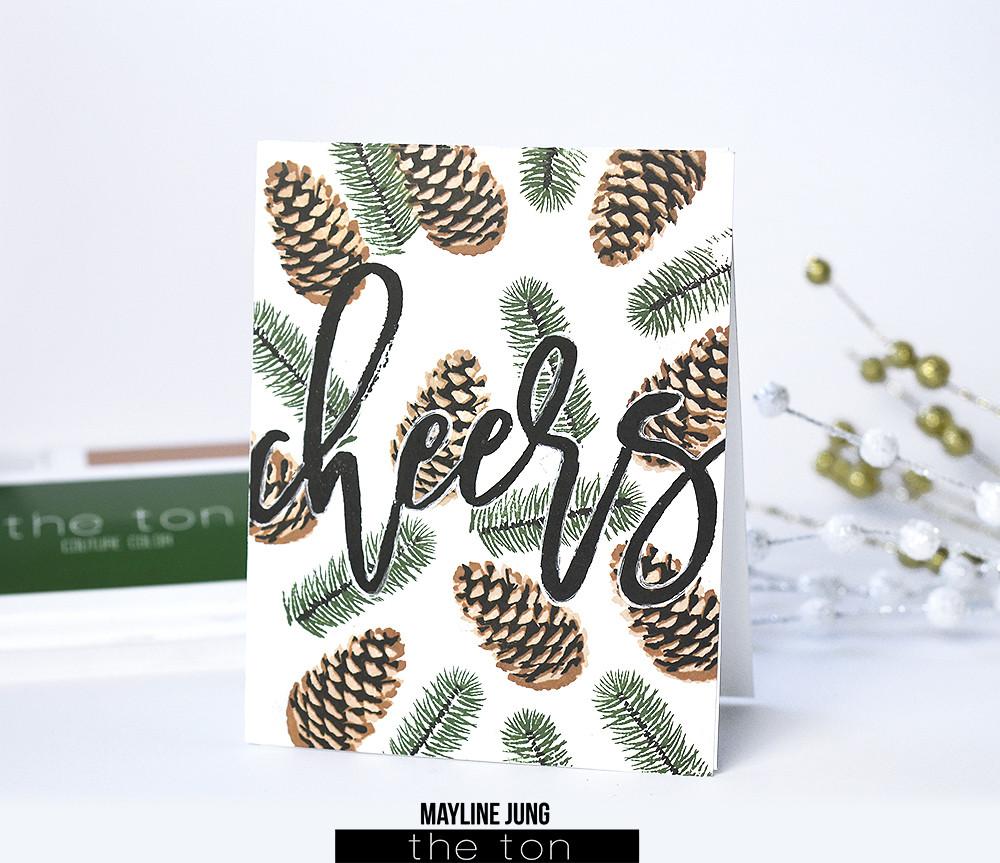 Brushed Cheers - The Ton Clear Stamps