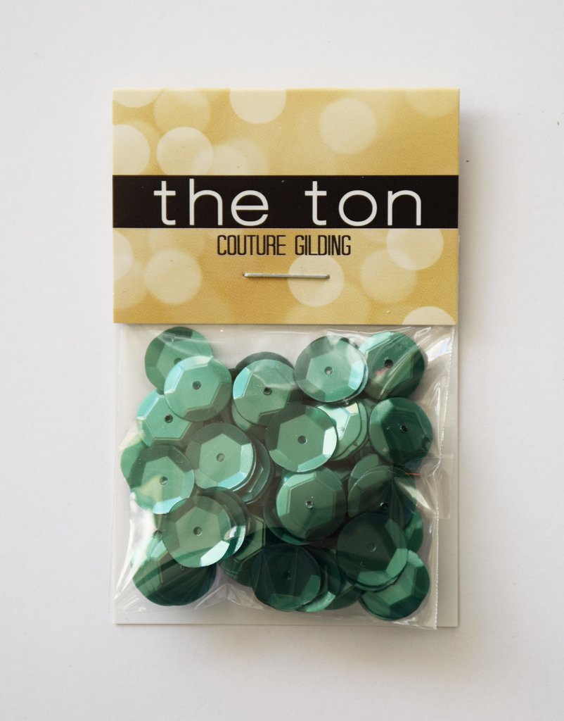 The Ton Deep Sage Sequins - Mixed Sizes