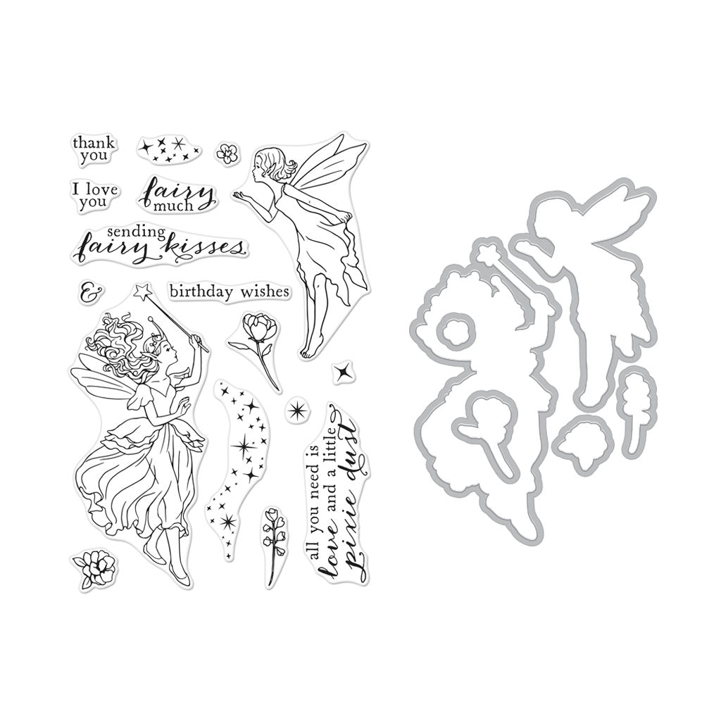Fairy Kisses Stamp and Dies combo