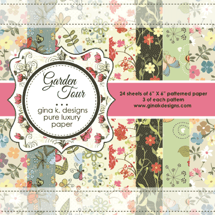 Garden Tour Patterned Paper - Gina K