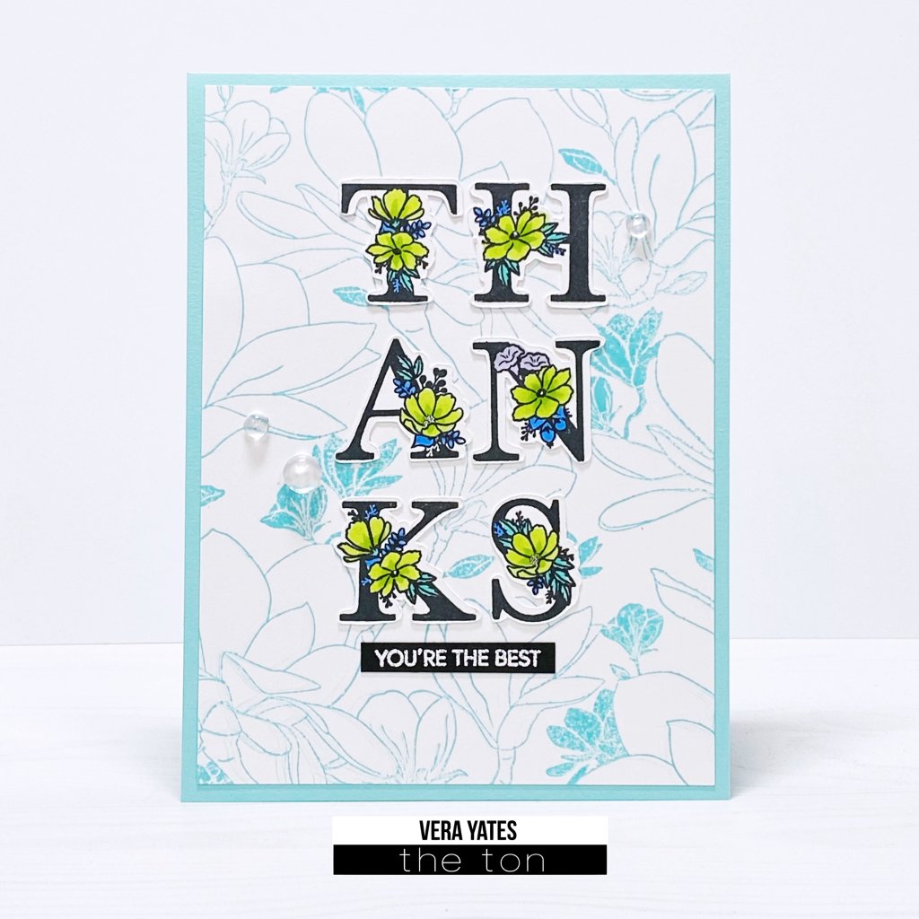 Floral Alphas - The Ton Clear Stamps