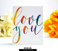 Brushed Love - The Ton Clear Stamps