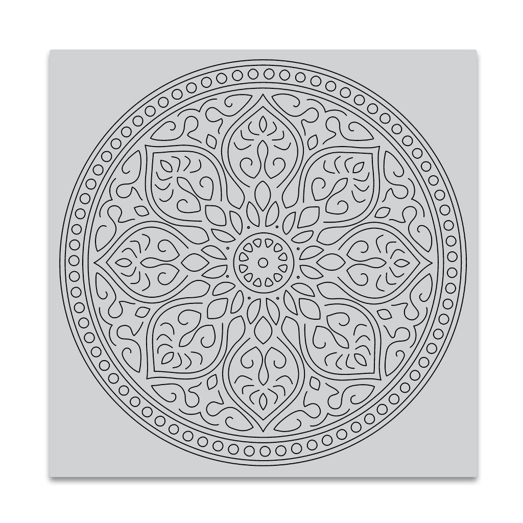 Mandala Bold Prints Background Stamp