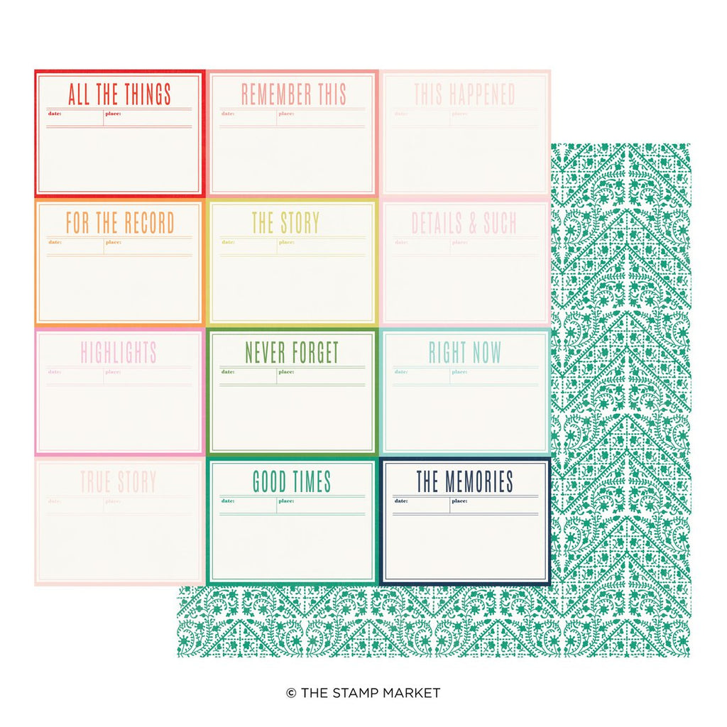 Miss Modern 12x12 Paper Pack - The Stamp Market