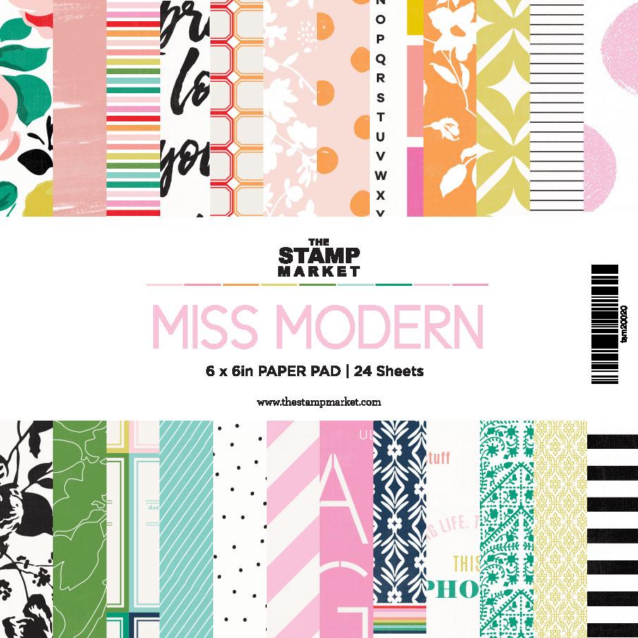 Miss Modern 6x6 Paper Pad
