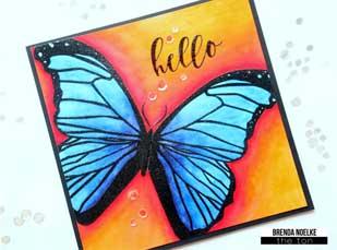 Butterfly Wings Morpho - The Ton Stamps