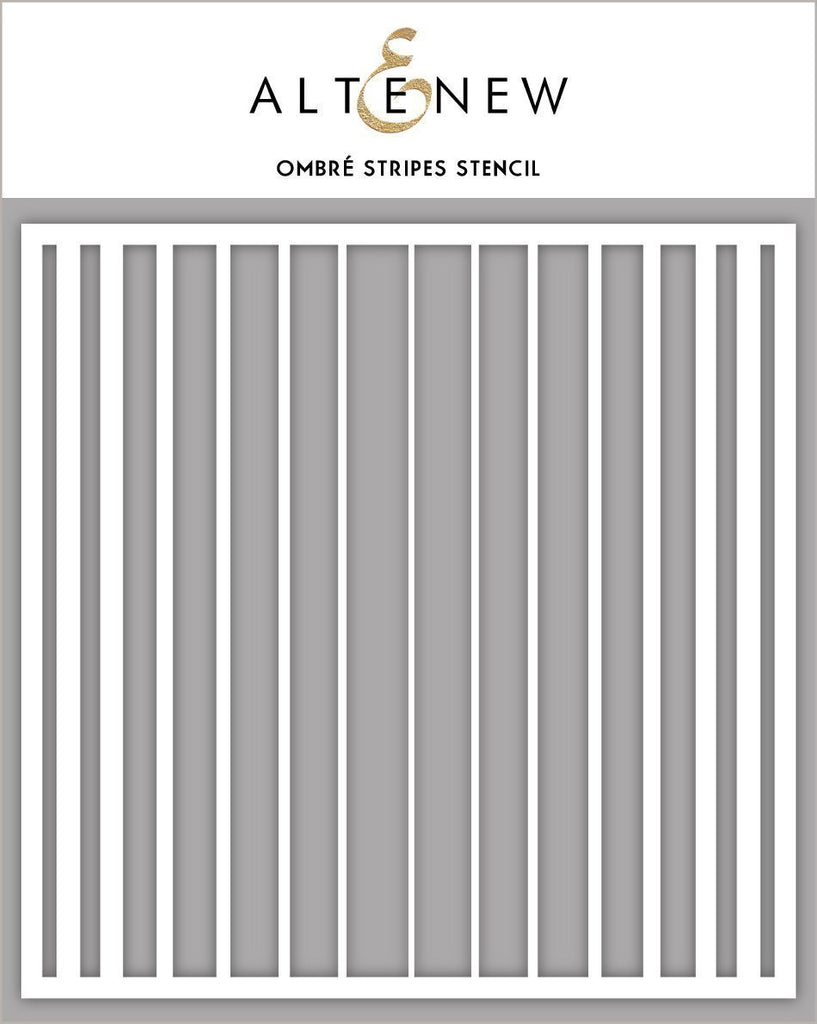 Ombre Stripes Stencil