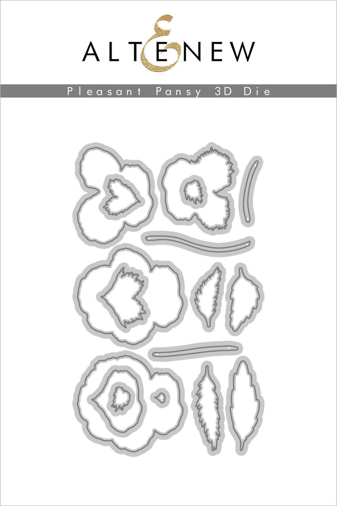 Pleasant Pansy 3D Die