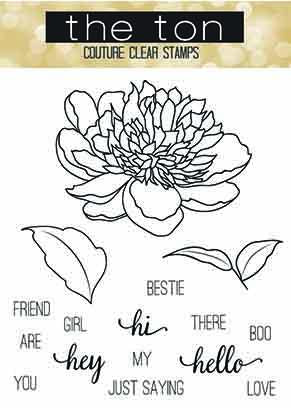 Large Peony 1 - The Ton Stamps