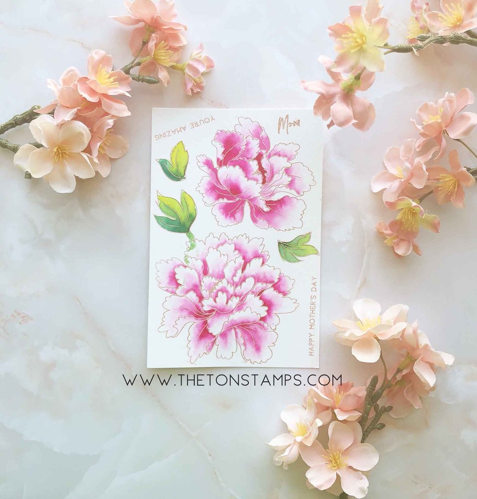 Peony Duo - The Ton Clear Stamps