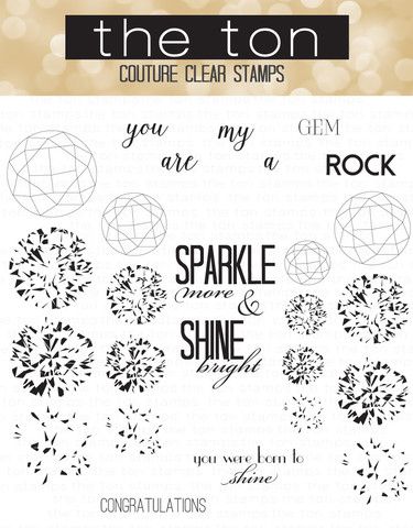 Round Diamonds Clear Stamps