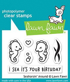 Seahorsin' Around Clear Stamps - Lawn Fawn