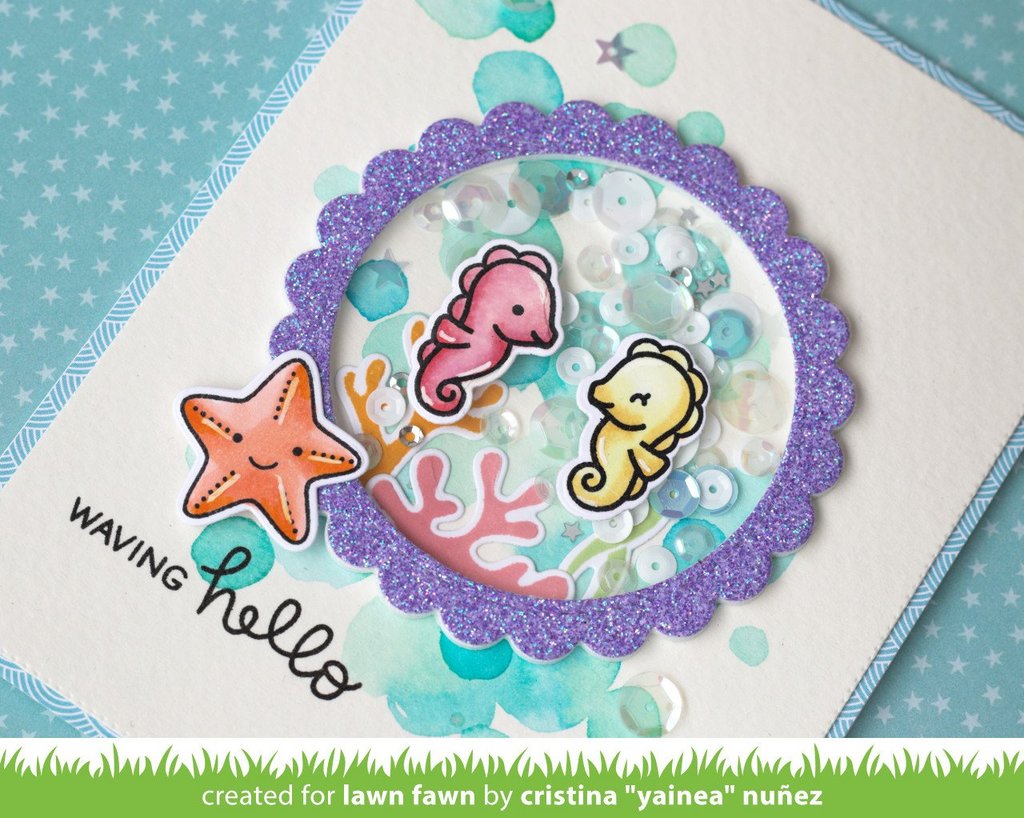 Seahorsin' Around Clear Stamps - Lawn Fawn