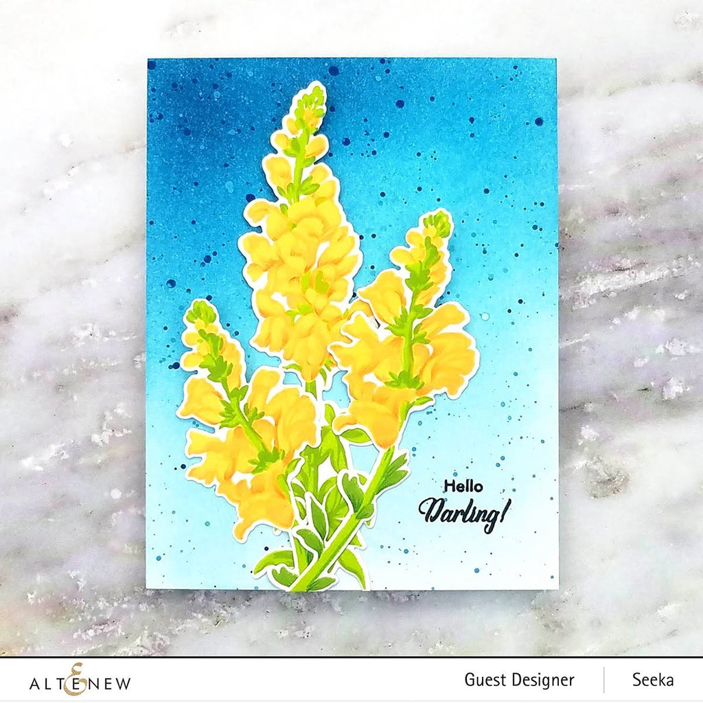 Build A Flower - Snapdragon Stamp and Die Set