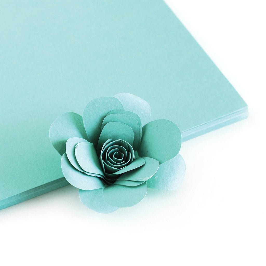 Tropic Teal Color Crush Cardstock - The Stamp Market