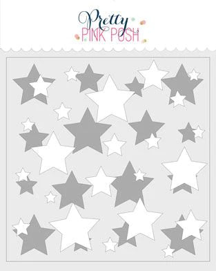 Layered Stars Stencils (2 pack) - Pretty Pink Posh